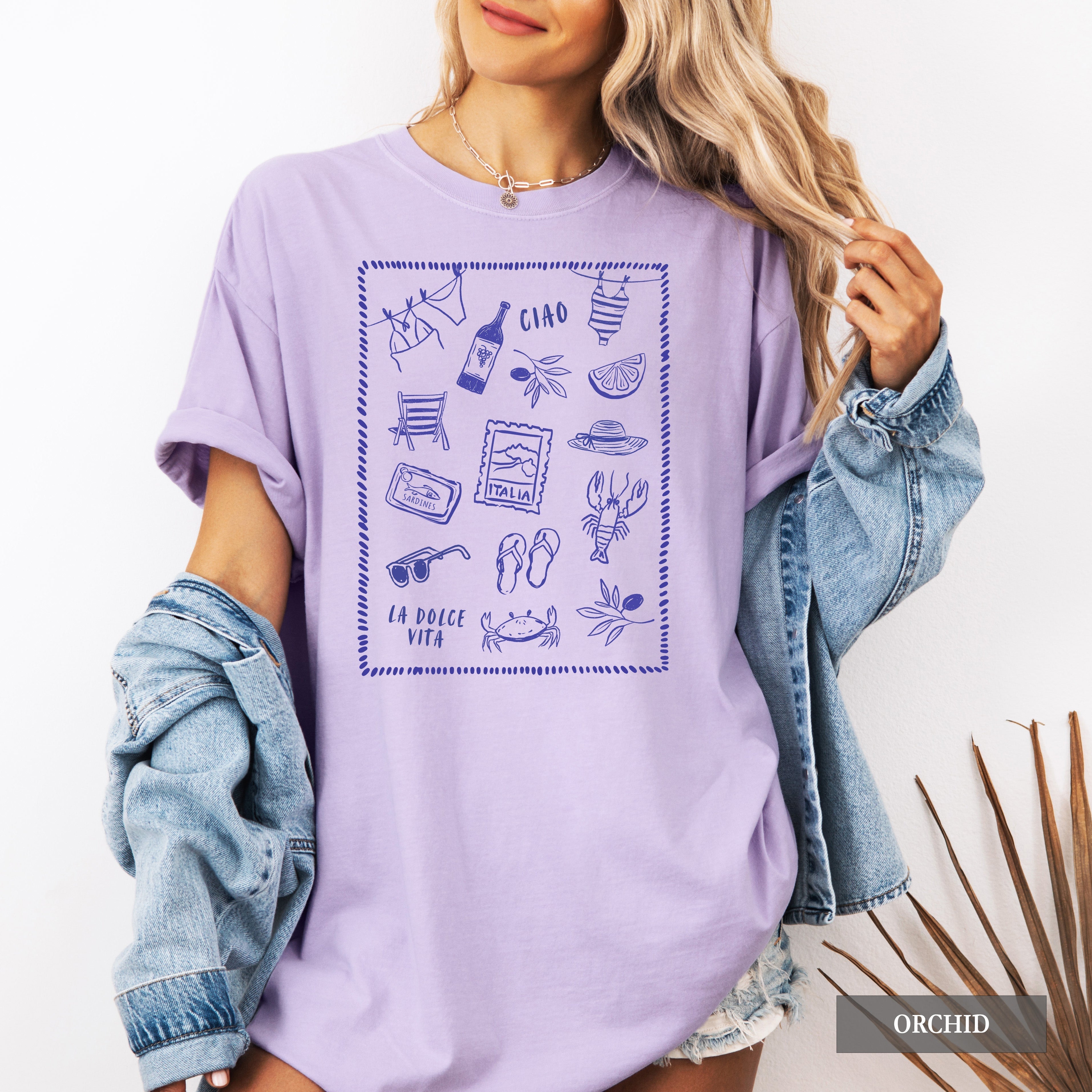 Amalfi Coast Beach Collage Comfort Colors® Shirt