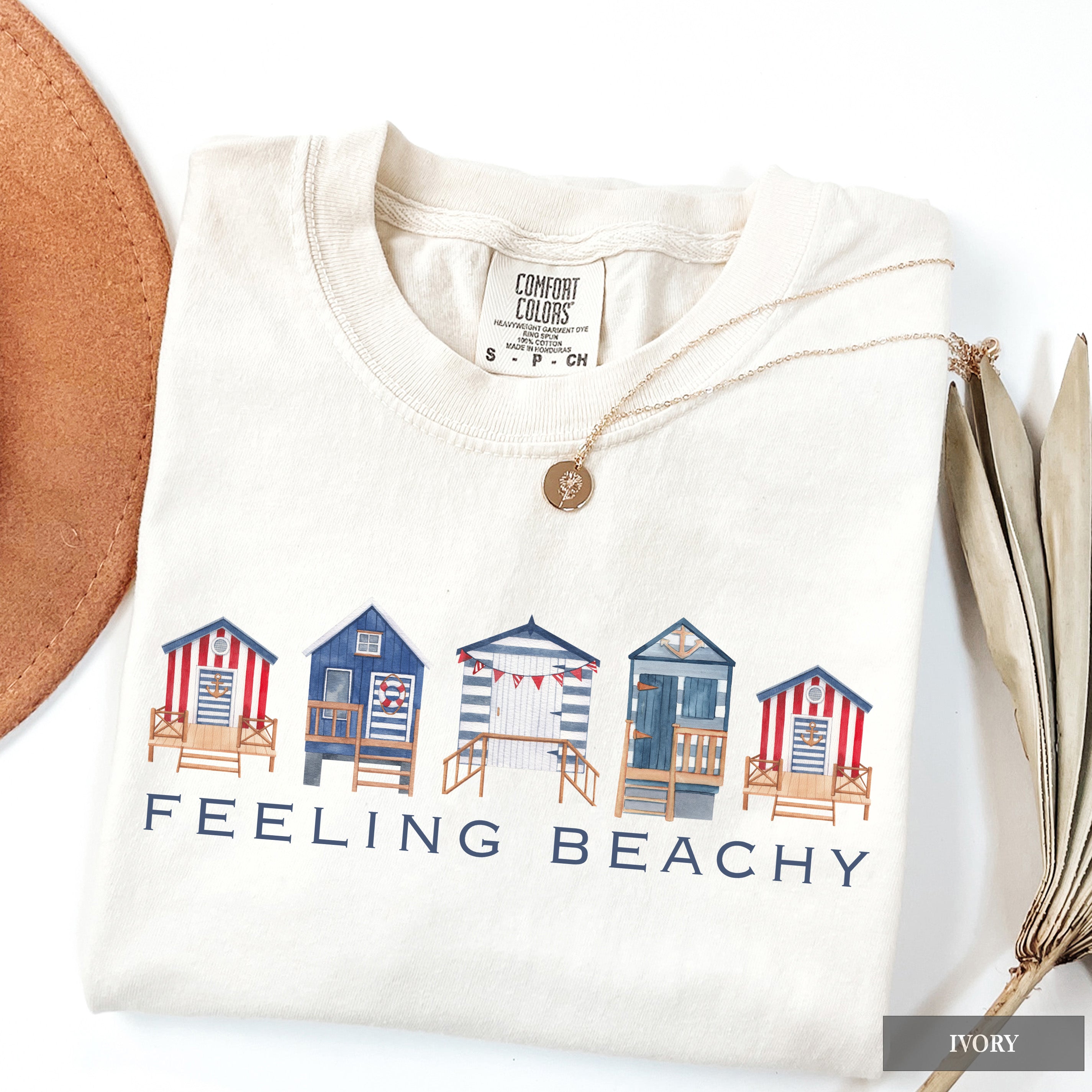 Feeling Beachy Beach Huts Comfort Colors® Shirt