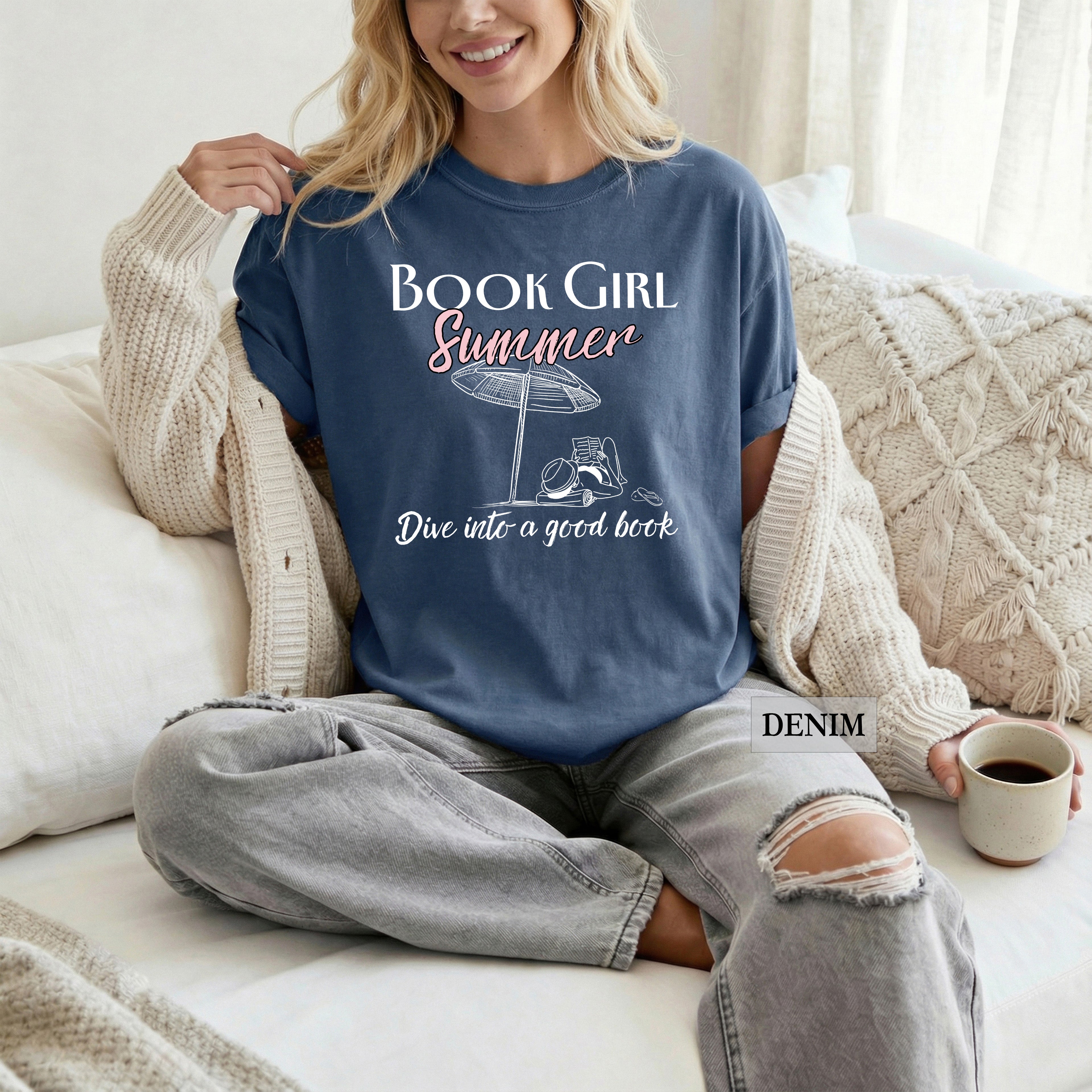 Book Girl Summer Comfort Colors® Shirt