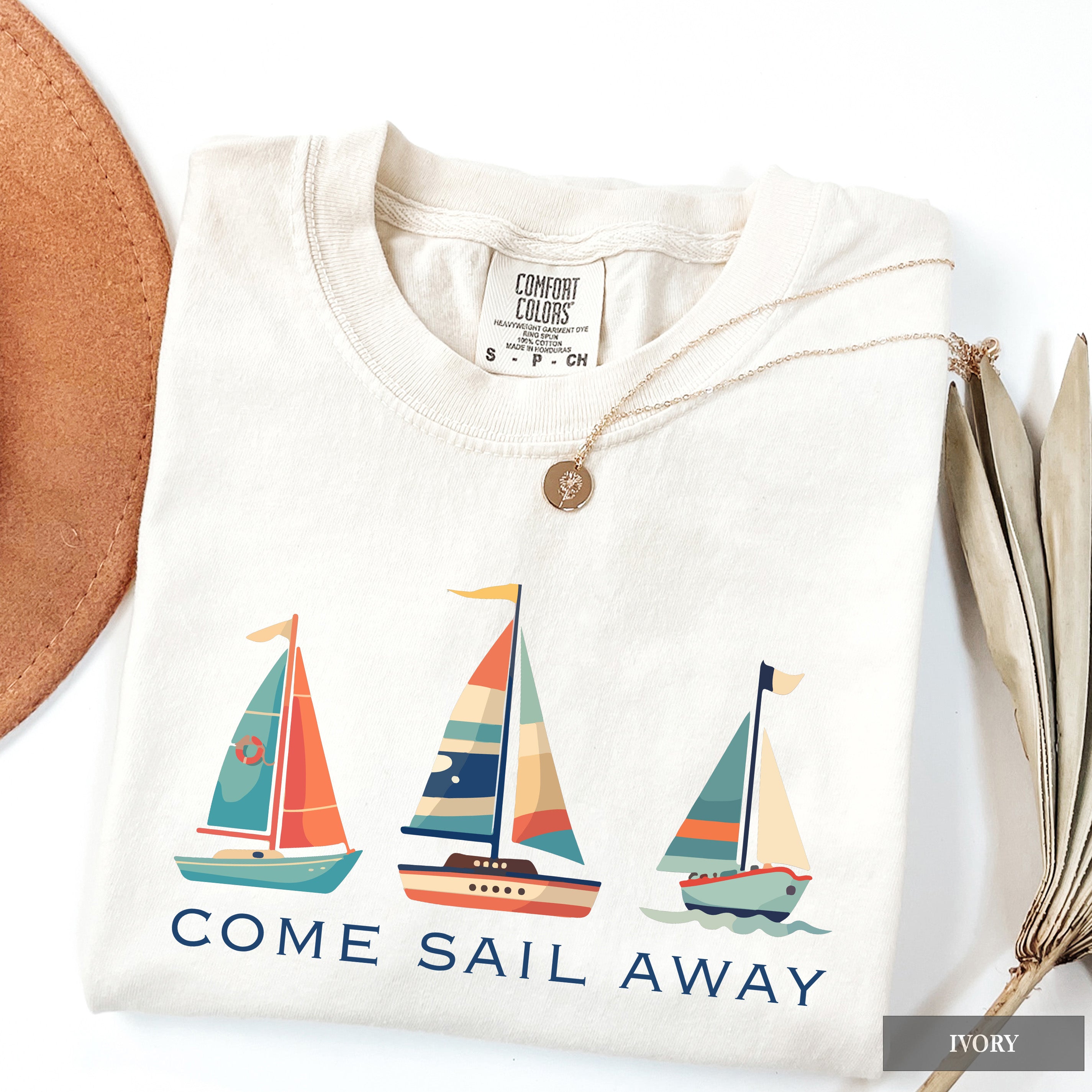 Colorful Sailboats Comfort Colors® Shirt