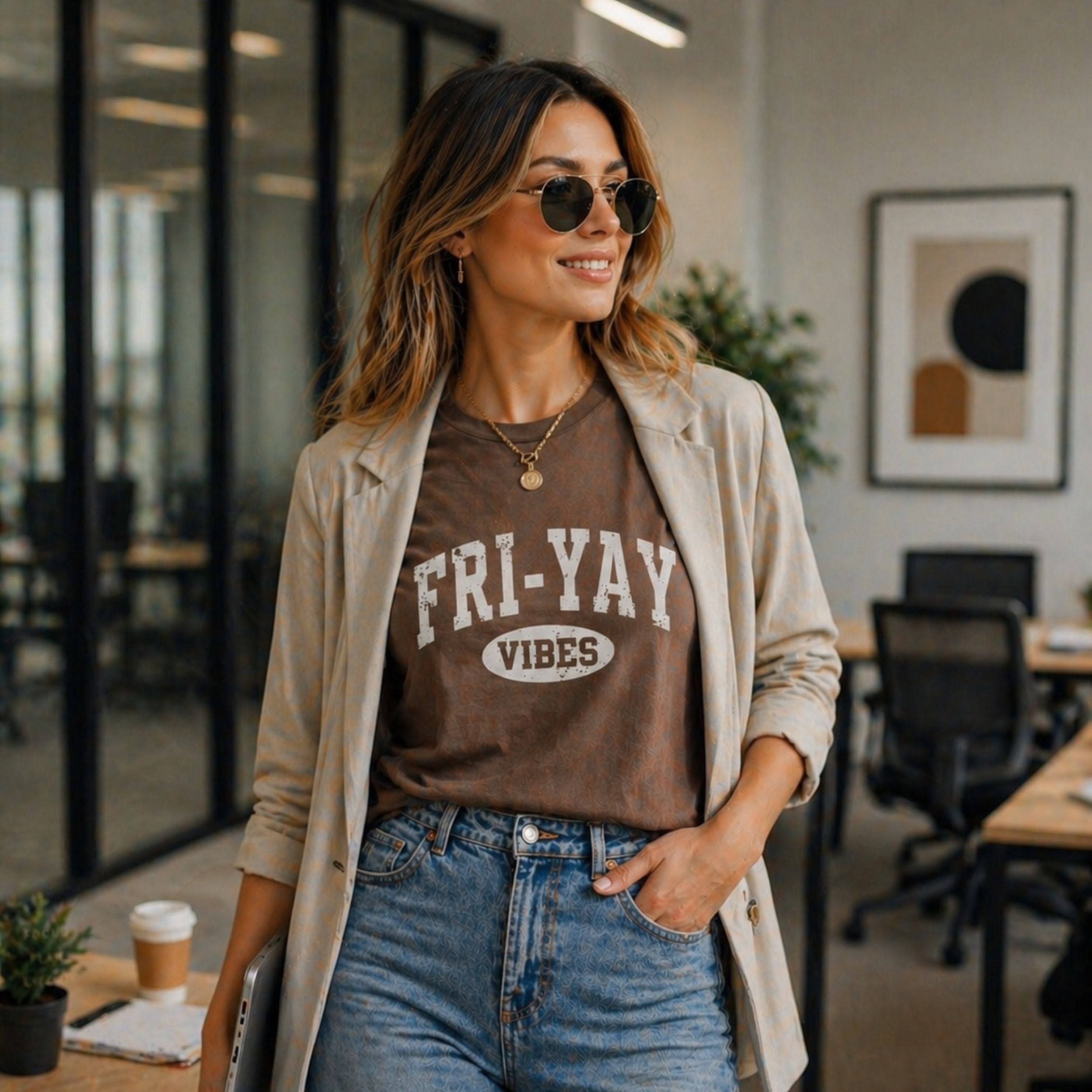 Fri-Yay Vibes Friday Comfort Colors® Shirt