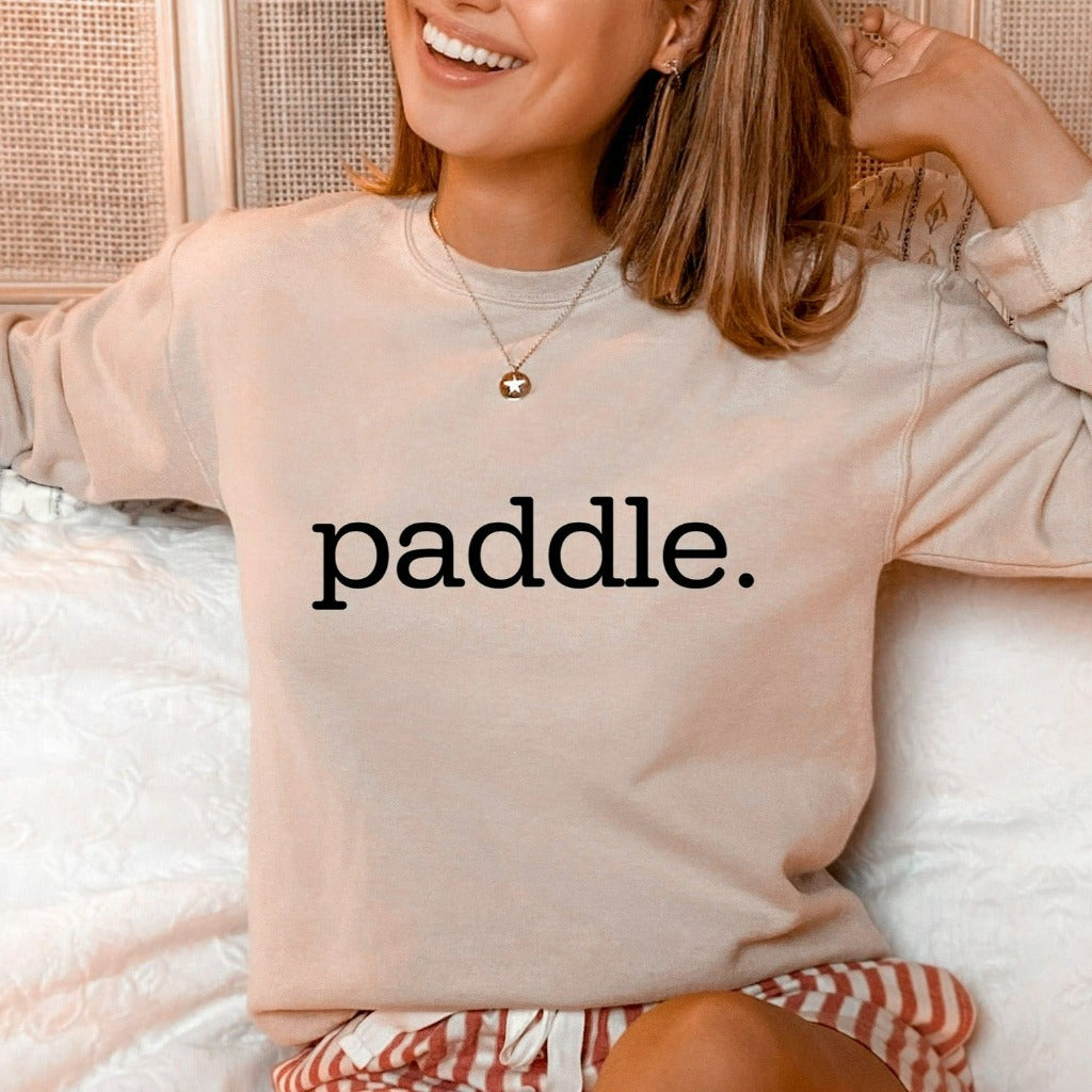 Paddle Tennis Crewneck Sweatshirt, Paddle Team Shirts, Gift for Padel Player, Paddle Fan Sweatshirt