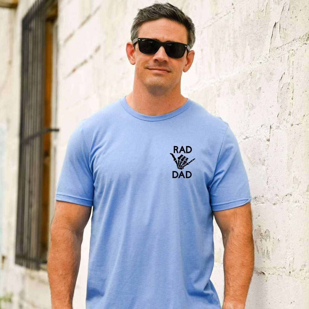 Rad Dad Shirt, Fathers Day Gift for Dad from Wife, Rad Dad TShirt, Cool Dad Graphic Tee