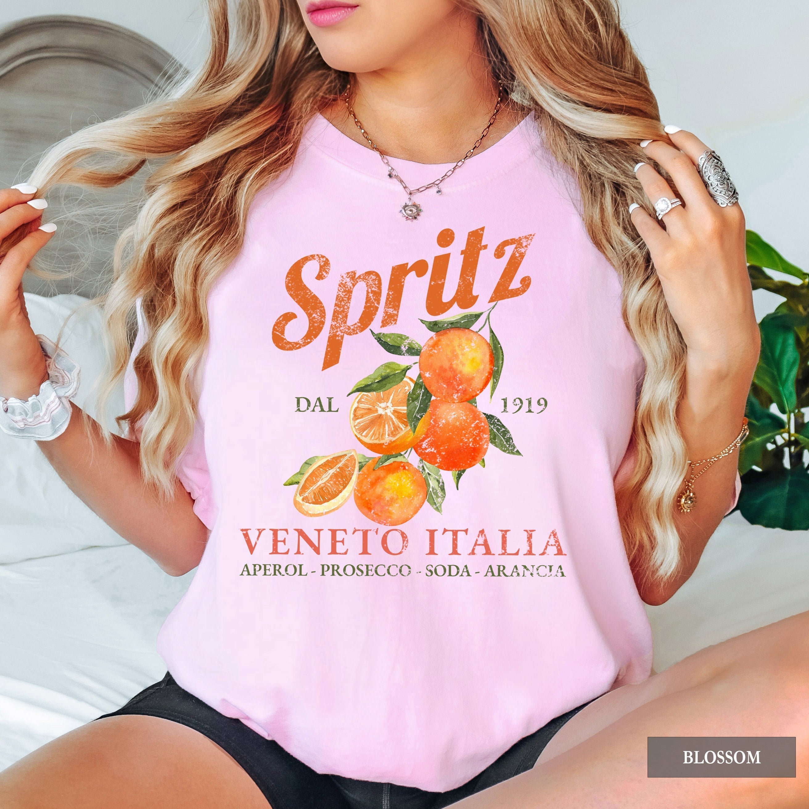 Retro Aperol Spritz Italian Comfort Colors® Shirt