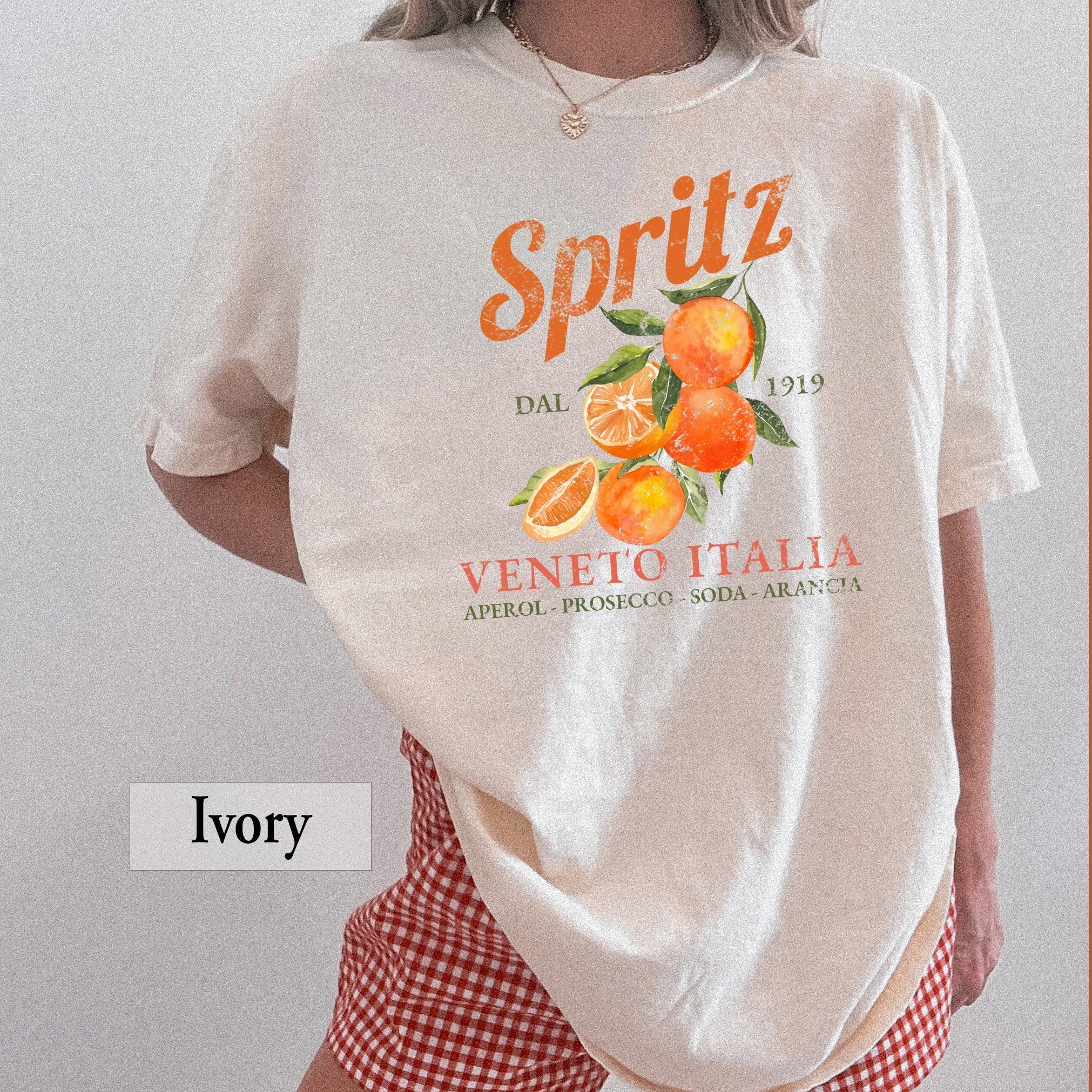 Retro Aperol Spritz Italian Comfort Colors® Shirt
